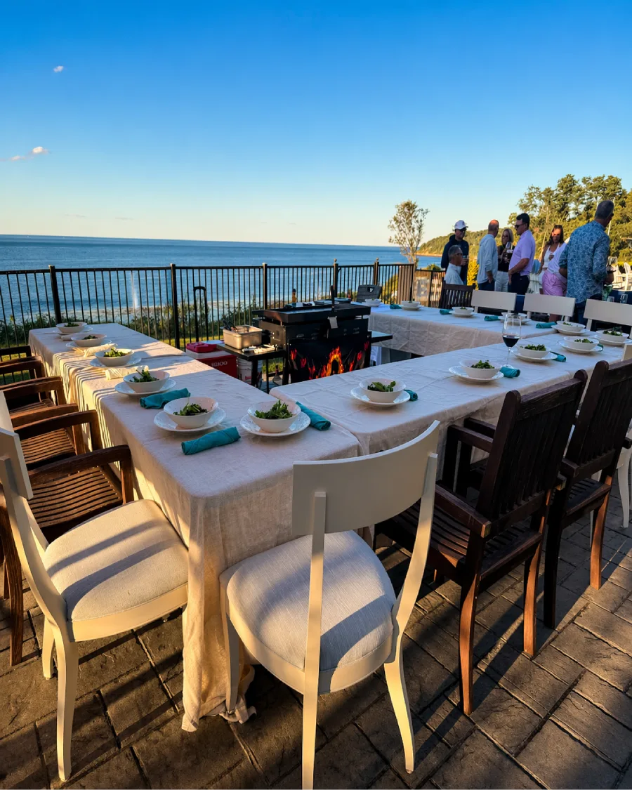 Oceanfront hibachi at home dining in Eastern Shore